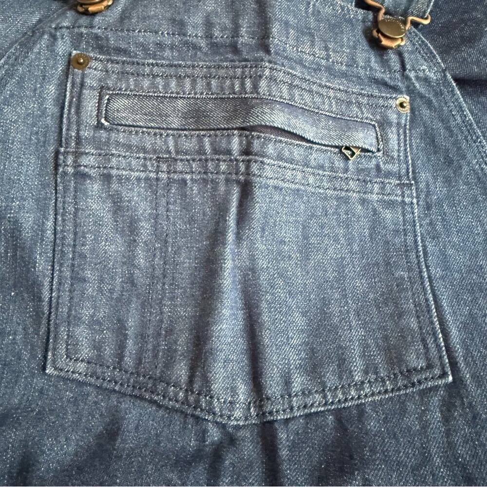 Patagonia Women’s Organic Cotton Steel Forge Denim Overalls Workwear XS NEW - Picture 11 of 13